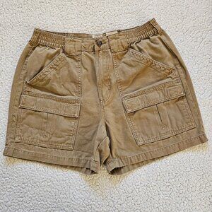 Red Head Mens Cargo Shorts Size 34 Light Brown 100% Cotton Durable Casual Wear